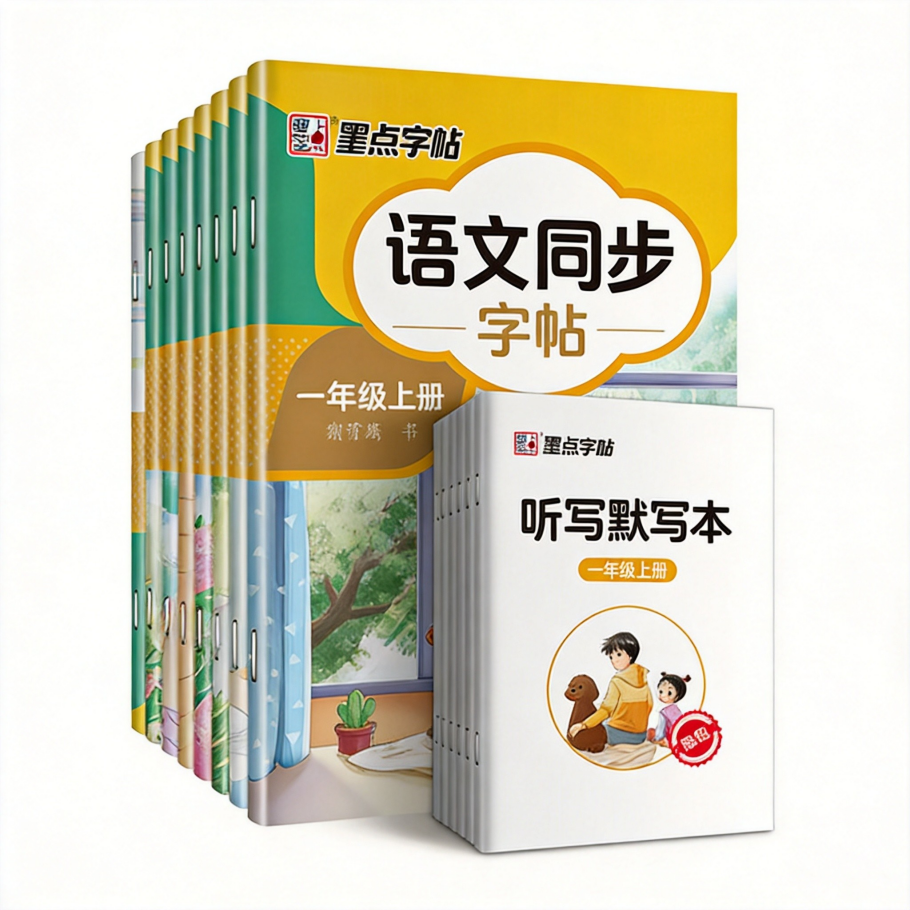 2026秋墨点字帖语文同步练字帖写字同步练习册 一二三四五六年级上下册正楷小学生人教版描红临摹荆霄鹏硬笔楷书写字课课练正版