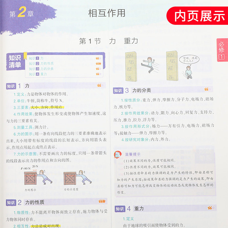 高中物理知识清单必修 选修文理科物理 热品库 性价比省钱购