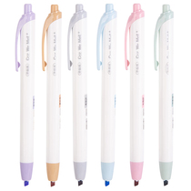 Able Stationery Fluorescent Pen Color Fluorescent Marker Pen Press-uplift lid Students with note pen Colour Stroke Focus Hand Ledger graffiti Painted Labeling