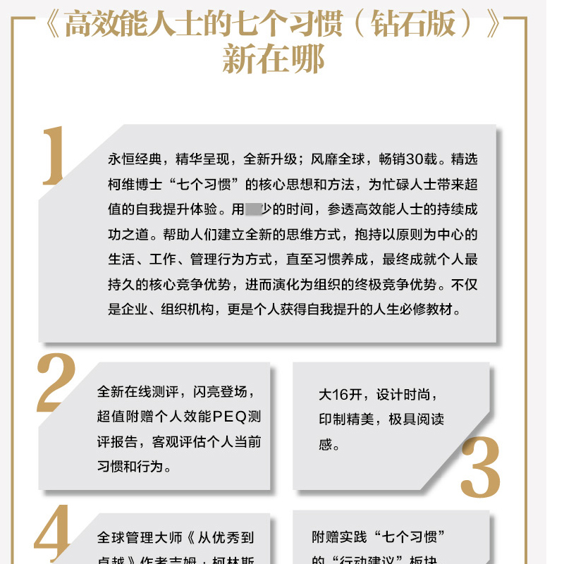 高效能人士的七个习惯钻石版7个习惯史蒂芬柯维思维成功执行原则企业团队管理书 凤凰新华书店旗舰店正版书籍 - 图1