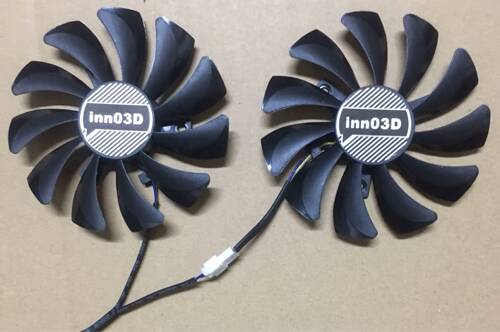 Inno3D映众GTX1060黑金战神 显卡风扇 双风扇温控HA9010H12F-Z - 图0