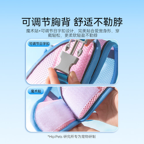 小狗狗牵引绳泰迪比熊博美幼犬背心式胸背带小型犬宠物遛狗绳 - 图2