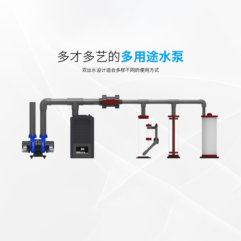 Maxspect迈光海水鱼缸循环过滤水泵双截龙TD-9K 淡海水静音水泵 - 图1