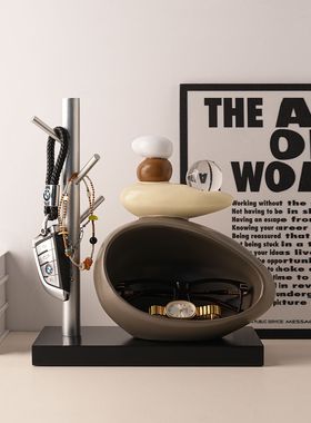 家居时来运转入户钥匙收纳玄关摆件客厅家居装饰拼搬家乔迁礼物