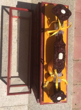 如意吉祥大气上档次玻璃罩锦盒