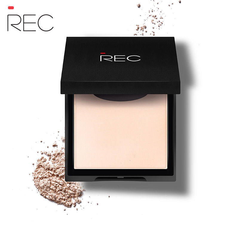 rec干湿两用粉饼正品遮瑕控油定妆 rec化妆品粉饼