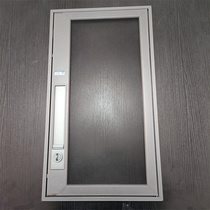 Flat open window screen password pocket lock high definition net window screen high penetration stainless steel steel mesh Wuhan door door measurement installation