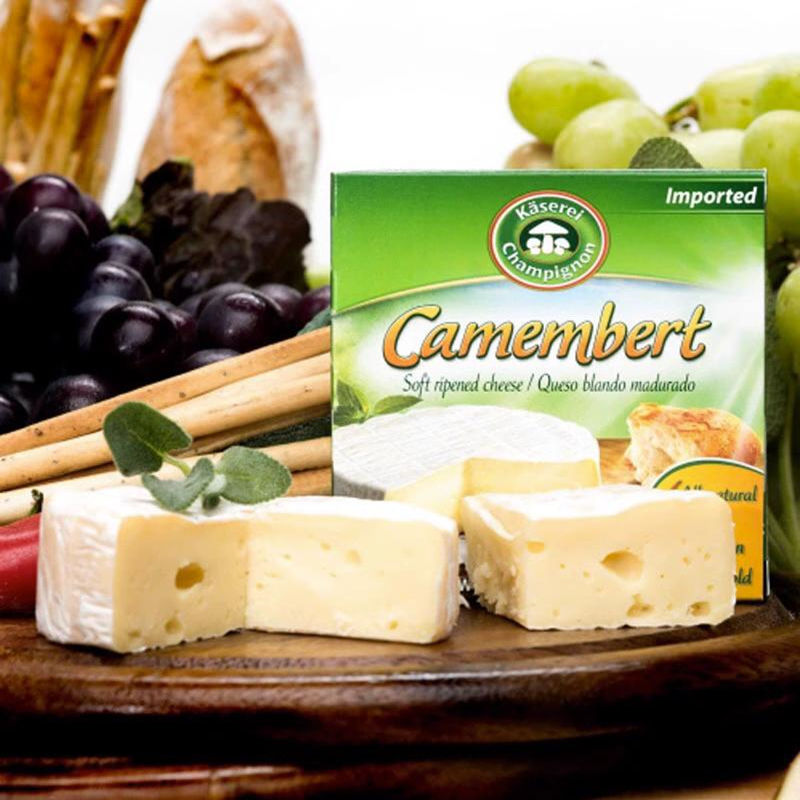 德国进口多美鲜布里奶酪金文芝士卡门贝尔即食软质Brie Camembert - 图0