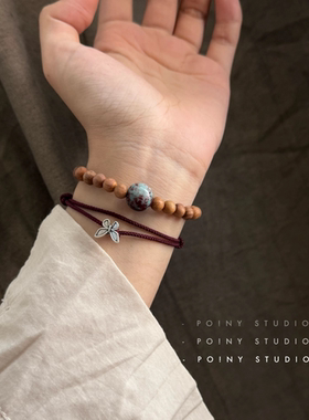 原创设计木质串珠手链女