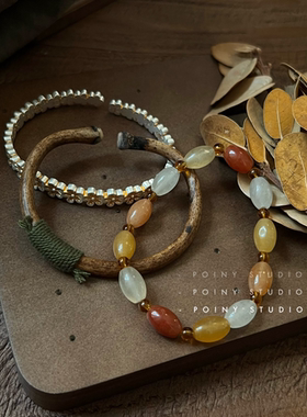 花朵足银999.9手镯28g