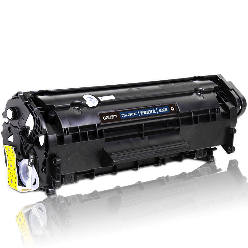 得力适用惠普m1005硒鼓HP1020plus墨盒打印机HP m1005mfp易加粉laserjet 12a q2612a HP1010佳能lbp2900+晒鼓-图0