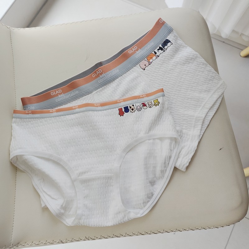 婴儿棉！奶油可爱情侣内裤纯棉一男一女简约透气短裤衩春夏2024新,淘宝优惠券,粉丝福利购,淘宝优惠卷