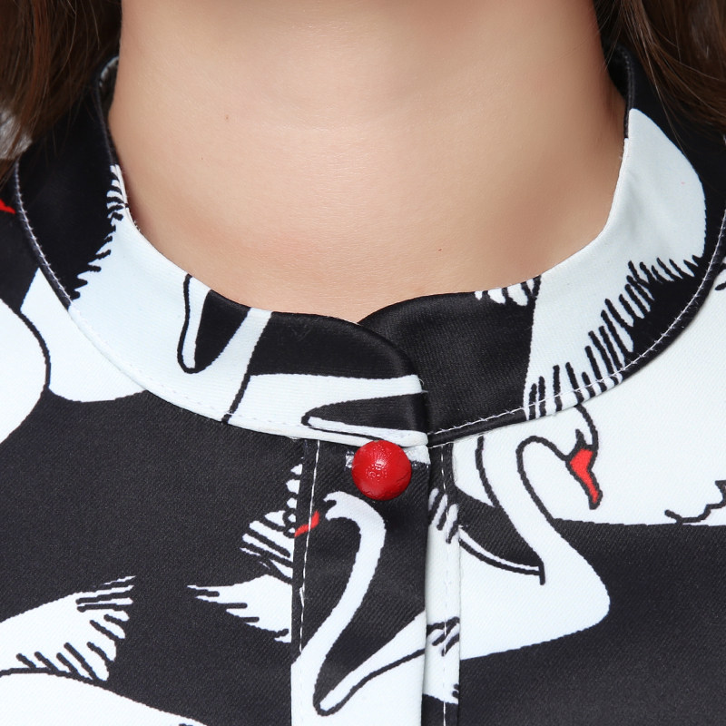 汀沙欧新款秋冬长袖复古淑女连衣裙 汀沙欧连衣裙