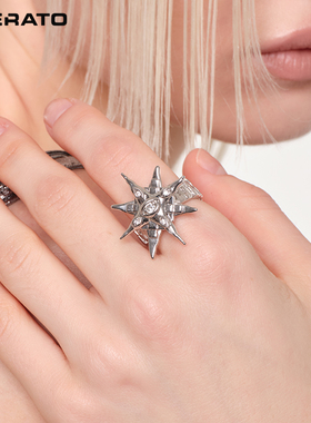 LNERATO天使之眼错位星星戒指