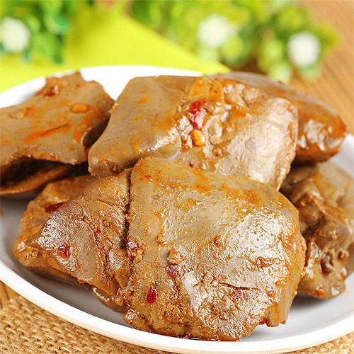 威益威香辣鸭肝卤味即食熟食休闲零食小吃肉类鹅肝口感500g/20袋