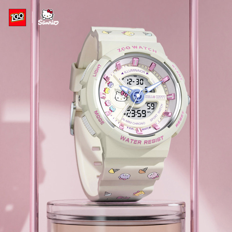 HelloKitty凯蒂猫手表女款初高中学生专用青少年儿童防水运动电子,淘宝优惠券,粉丝福利购,淘宝优惠卷