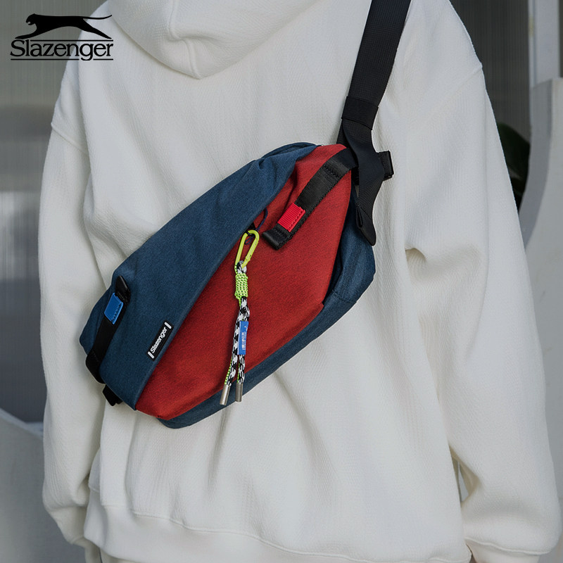 slazenger男帆布潮牌男士包邮差包 slazenger箱包男士包袋
