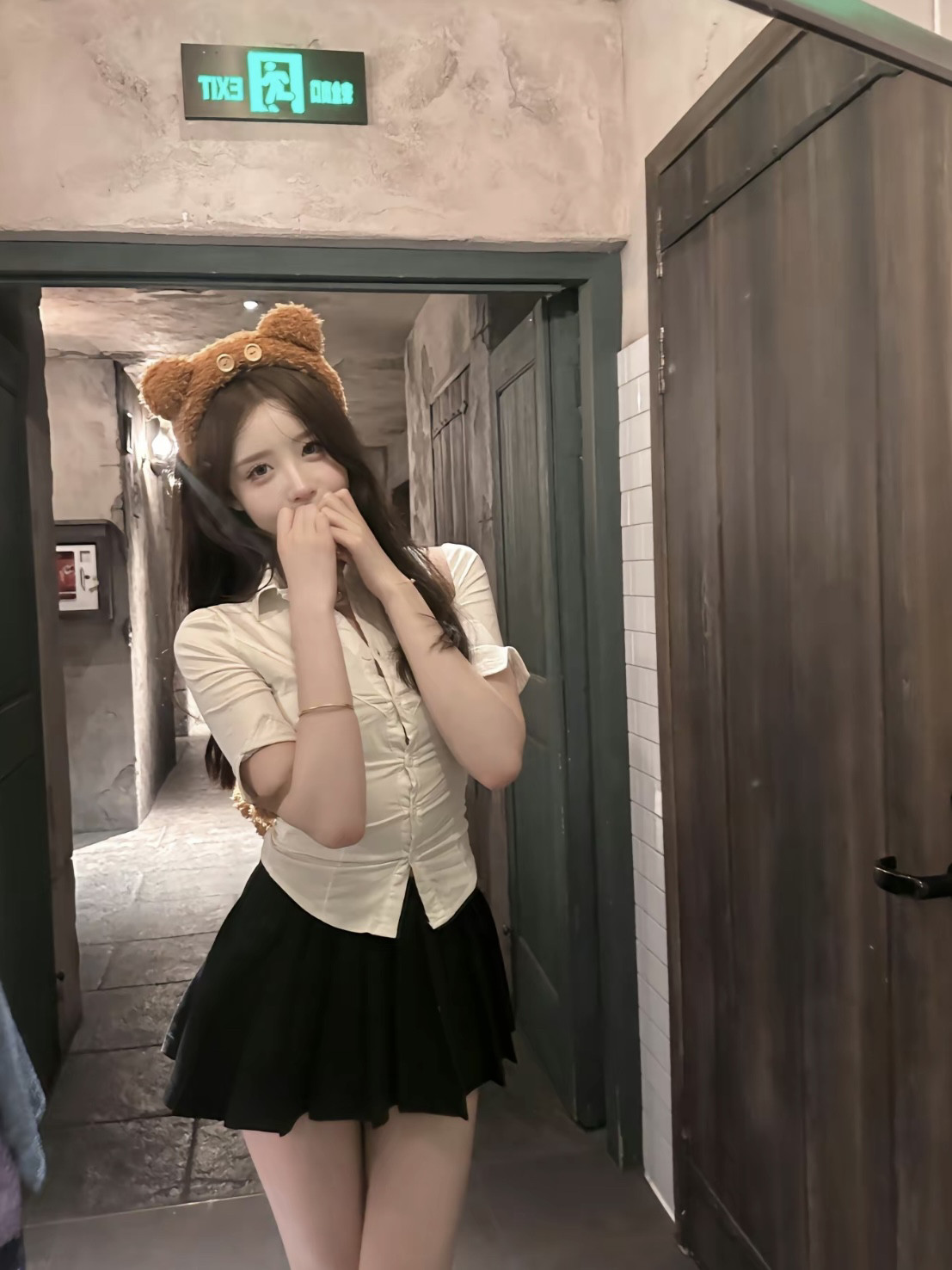 学院性感JK白色衬衫制服百褶裙套装新款收腰纯欲风辣妹衬衣女夏季,淘宝优惠券,粉丝福利购,淘宝优惠卷