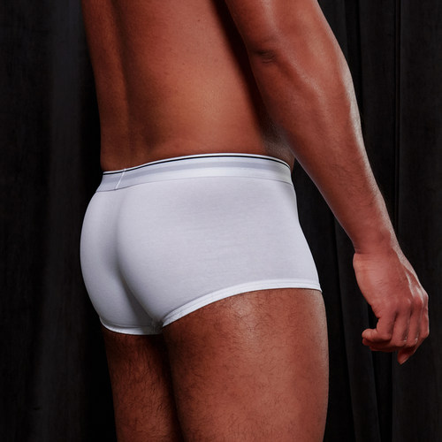 经典低腰男士平角内裤 双层立体裁剪透气舒适 棉 网眼冰丝 螺纹棉 - 图0