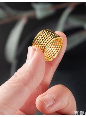 顶针器古仿古手工顶针箍家用防扎