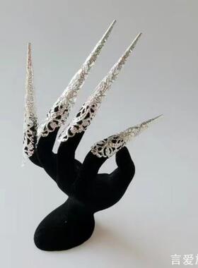 孔雀印度肚皮儿童舞蹈护甲饰品