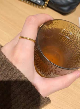 古法素圈黄金戒指男女款情侣对戒三生三世送女友