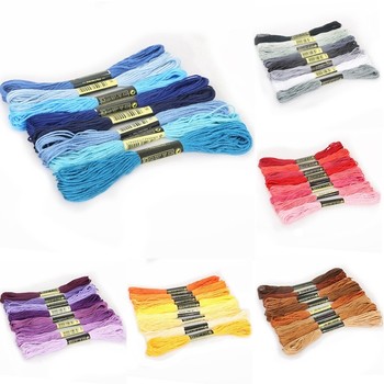 100 ສີ winding thread, thread stitch cross, thread ຝ້າຍແລະເສັ້ນໄຫມເສັ້ນດ້າຍ, threading hairpin ເຮັດດ້ວຍມື, thread embroidery