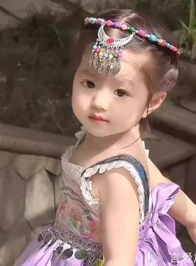 民族风头饰额头异域大漠藏族女