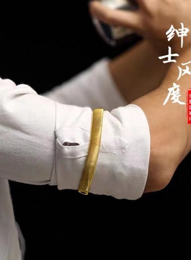 欧美复古袖子固定压轴臂环袖箍袖环西式西服正装配饰