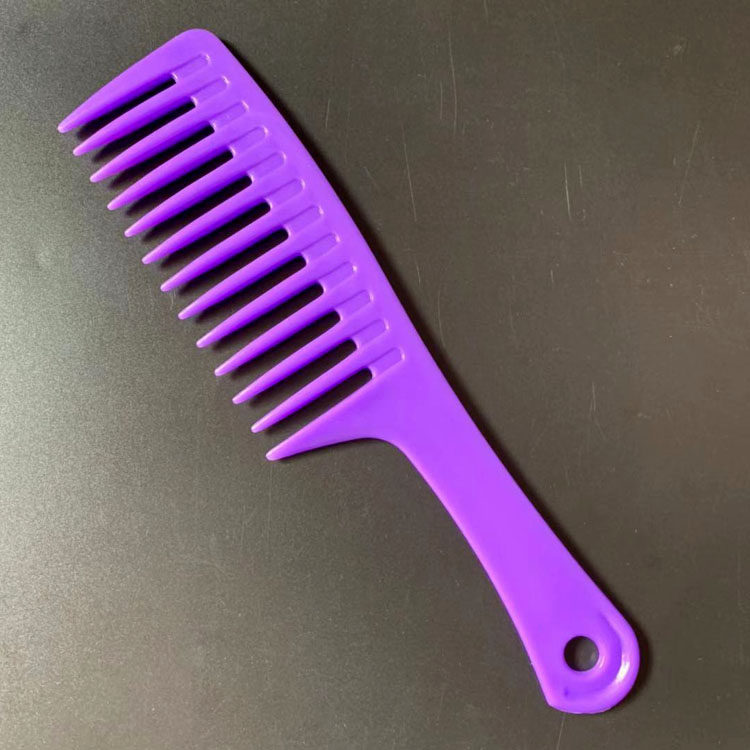 塑料梳大齿梳耐热防静电卷发梳美发工具超宽大刀梳头发梳子女湿发_虎窝淘