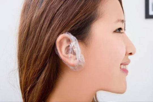 Earmuffs disposable waterproof barbershop artifact for hair washing