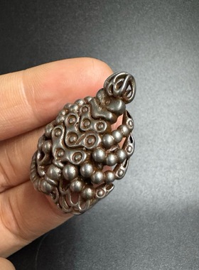 莲师火焰九头铁蝎子天铁蝎子藏式吊坠饰品配饰手工密宗金刚杵法器