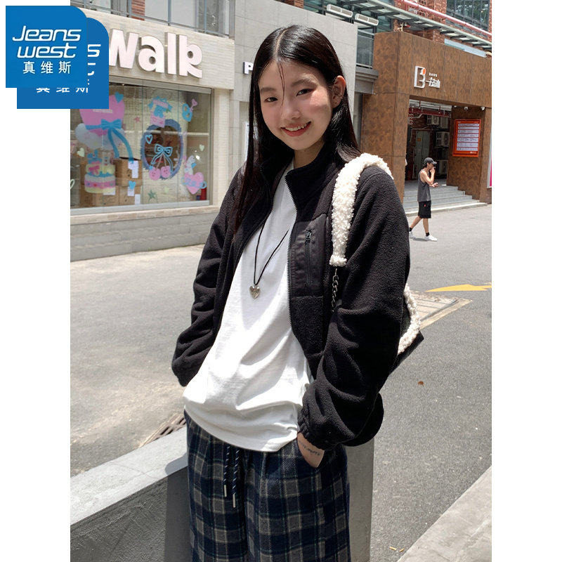 DYP真维斯青少年男女装2026冬季新款 时尚百搭小个子短款棉衣外套