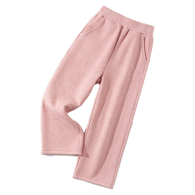 JU真维斯童装卫裤冬季新款490G厚款保暖裤子美式糯米阔腿裤,淘宝优惠券,粉丝福利购,淘宝优惠卷