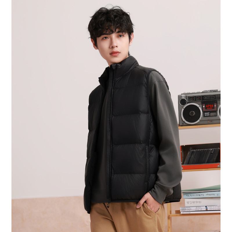 【商场同款】真维斯男装2025冬季新款 立领保暖背心薄羽绒外套,淘宝优惠券,粉丝福利购,淘宝优惠卷