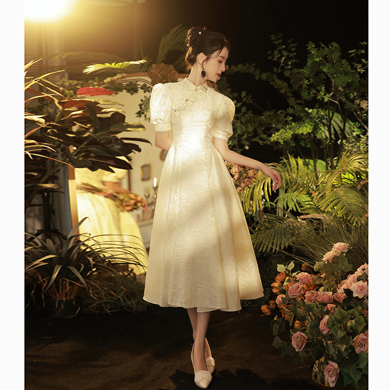 高级感小众旗袍晚礼服女轻奢连衣裙 普洛欣礼服/晚装