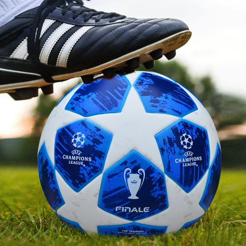 Подлинная Лига Чемпионов УЕФА Женская футбольная футбол PU мягкая кожа № 4 5 мальчиков № 5 для мальчиков в средней школе вступительный экзамен плавный тепловой устойчивость к ношению износа