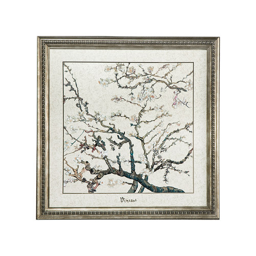 德国Goebel进口欧式客厅陶瓷装饰画玄关艺术品瓷板画餐厅挂画梵高 - 图1