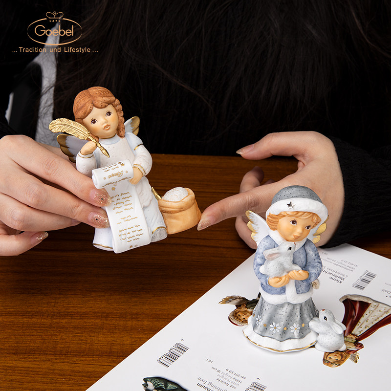 德国进口陶瓷摆件人物瓷偶装饰品办公室桌面装饰品艺术礼品Goebel,淘宝优惠券,粉丝福利购,淘宝优惠卷