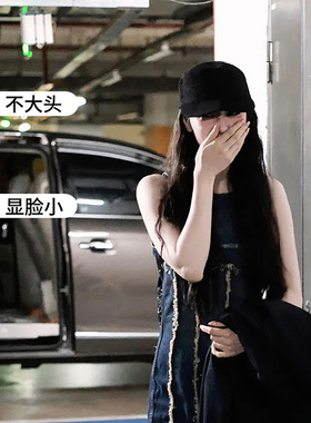 迪丽热巴同款帽子平顶马术骑士帽