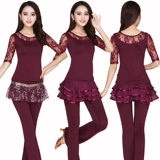 Летний кружевной комплект, костюм для взрослых для танцевального шоу, штаны