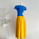 Snow White French Retro Princess Dress Slimming Versatile Top and Skirt Set