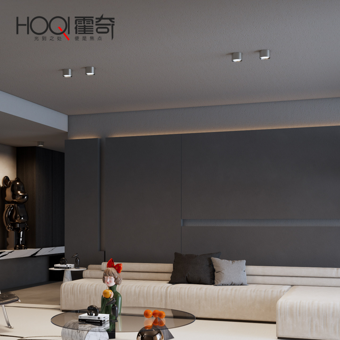 包豪斯明装筒灯不锈钢中古防眩护眼客厅家用无主灯走廊过道吸顶灯,淘宝优惠券,粉丝福利购,淘宝优惠卷