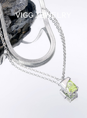 VIGG萤光项链女高级感复古气质