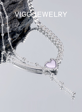VIGG融化糖心项链女轻奢小众高级