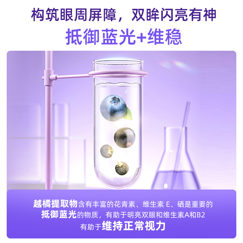 圣伯德-进口叶黄素正品官方旗舰店成人蓝莓护眼片保健品90粒胶囊