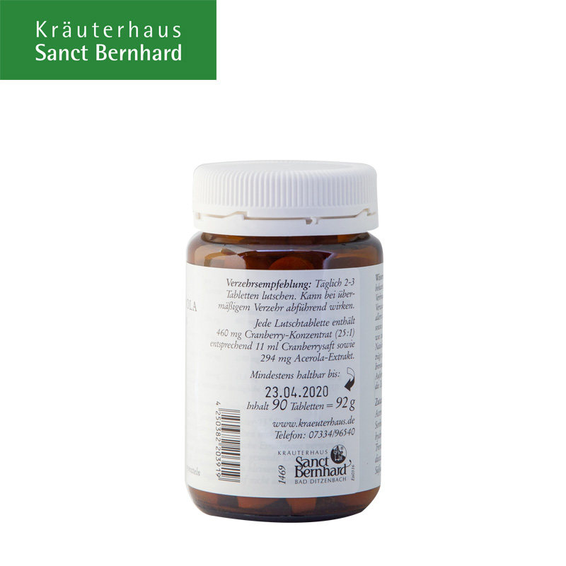 sanct bernhard圣伯纳德德国含片 KrauterhausSanctBernhard海外蔓越莓