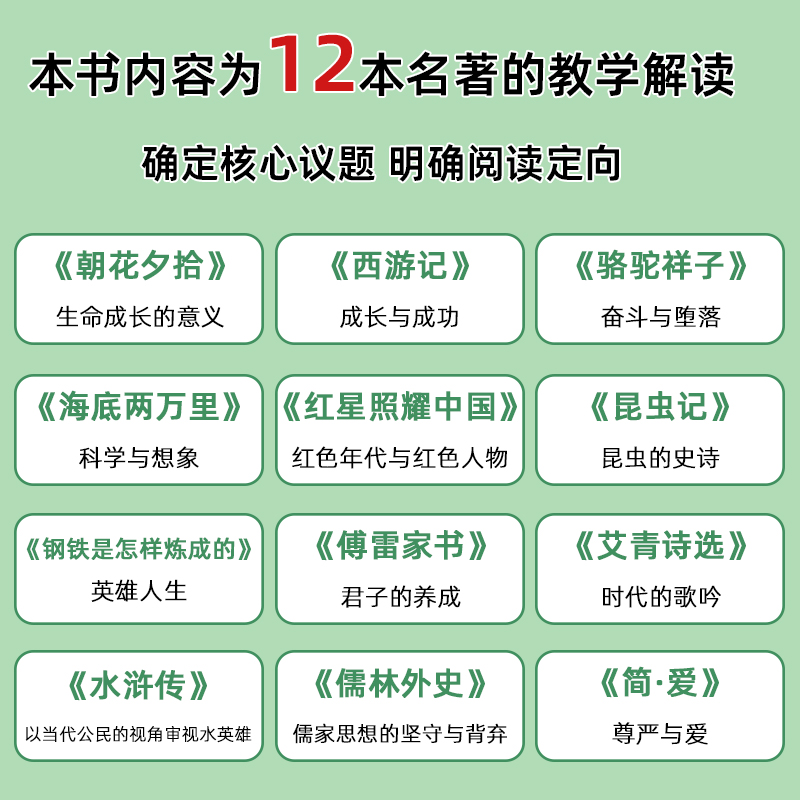 名著阅读课程化探索 陈家尧主编 怎样读名著 课程与教学读写结合精读略读并重 优化教师阅读指导 针对性规范阅读方法 重庆出版社 - 图1