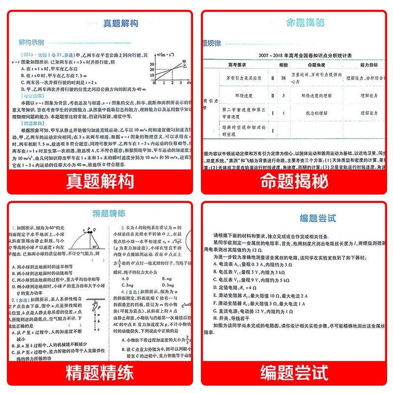 包邮精准备考大数据揭秘高考命题规律物理化学生物套装理化生理科共3册装培优提升高考真题分类解高中教辅附赠答案山西教育出版社