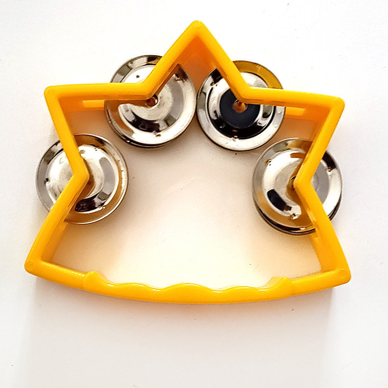 4铃摇铃儿童互动舞台表演伴奏KTV氛围道具奥尔夫乐器五星手摇铃,淘宝优惠券,粉丝福利购,淘宝优惠卷